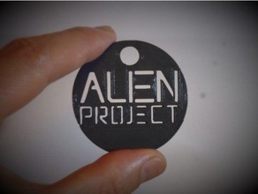 alien-Projekt Schilder & logos 3d print model - Mito3D