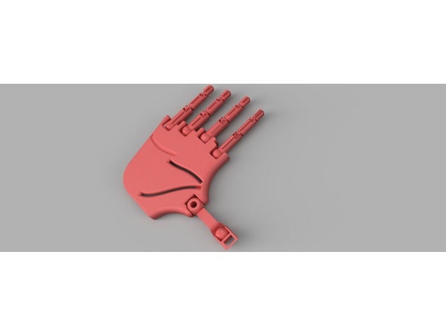 single prinf hand ball joints 3d printing mechanical print 3D print model - Mito3D