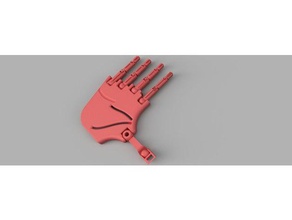 single prinf hand ball joints 3d printing mechanical print 3d print model - Mito3D