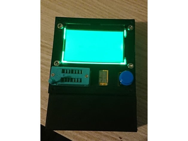 lcr-t4 12864lcd esr scr meter transistor tester enclosure electronics project-box test tools 3D print model - Mito3D