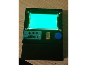 lcr-t4 12864lcd esr scr medidor de transistor testador gabinete eletrônica projeto caixa ferramentas teste 3d print model - Mito3D