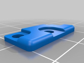 gt2 reinforced low-profile belt clamp 3d printer parts 3d print model - Mito3D