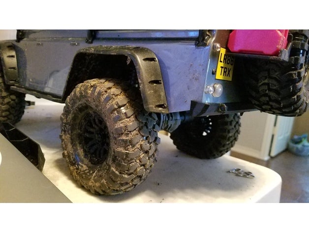 trx-4 defender crawl bumper r c vehicles 3D print model - Mito3D