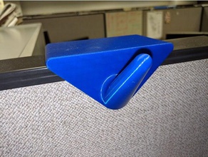 cubicle coat hook office 3d print model - Mito3D
