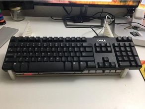 dual-Tastatur-Halter office Tastatur keyboard-Ständer 3d print model - Mito3D