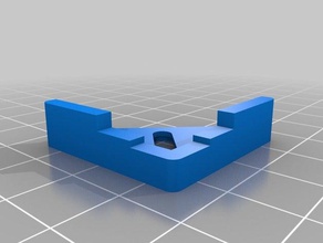 soporte cristal cama - Bett-cristal-Halter 3d Drucker Zubehör caliente espejo 3d print model - Mito3D