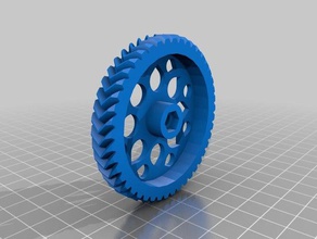 greg's wade's accessible extruder 5mm output gear axle 3d printer extruders 625 bearing body greg gregs wade 3d print model - Mito3D