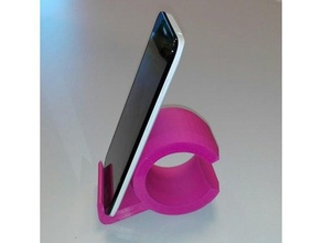 support pour smartphone mobile phone bureau design dock fixation gadget pda telephone universel 3d print model - Mito3D