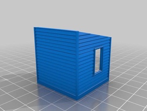 nswgr piccolo segnale di rifugio - scala ho edifici e strutture costruzione 3d print model - Mito3D