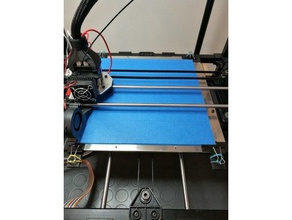 rigidbot r1 glass holder v2 3d printing upgrade 3d print model - Mito3D