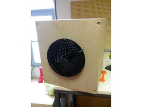 speaker grid sculptures enceinte grille protection son sound 3d print model - Mito3D
