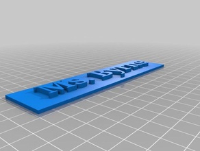 1er grado los maestros nombres La impresión en 3d 3d print model - Mito3D