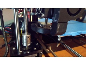 tronxy x8 duto do ventilador de atualização Impressora 3d acessórios 3d print model - Mito3D
