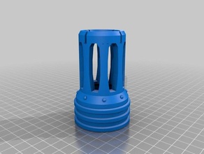 nerf - supresor de llama juegos y juguetes el módulo rapidstrike 3d print model - Mito3D