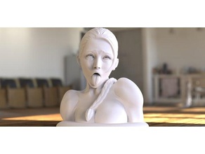 kate Skulpturen walking dead 3d print model - Mito3D