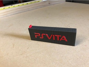 ps vita soporte del cartucho juegos de video titular playstation sony 3d print model - Mito3D