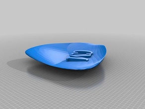 palheta A impressão 3d 3d print model - Mito3D
