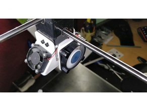 40 mm hotend fan um2 3d printing 40mm mount cl260 ultimaker 2 parts upgrade 3d print model - Mito3D