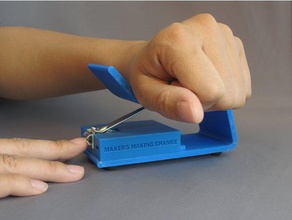 nail clipper-Halter Haushalt 3dprintable 3dprinted - Zugang die Zugänglichkeit Geschicklichkeit Behinderung deaktiviert finger hand Griff Nagel clip Nagelknipser 3d print model - Mito3D