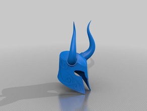 skyrims yngol helmet remix 3d printing 3d print model - Mito3D