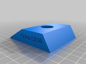 cisco sx10 flat mount 3d printing 3d print model - Mito3D