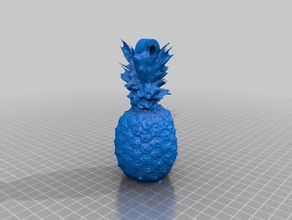 pineapple keychain 3d printing 3d print model - Mito3D