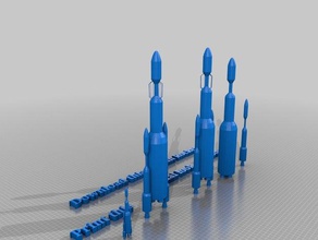 iris Rakete - Wissenschaftler 3d-drucken 3d print model - Mito3D