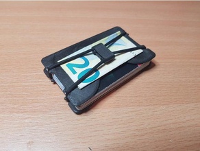 minimalista, portafoglio accessori funzionale minimalista slim wallet 3d print model - Mito3D