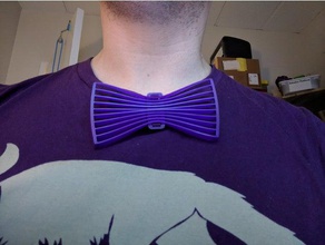 camisa de clip corbata lazo la moda 3d print model - Mito3D