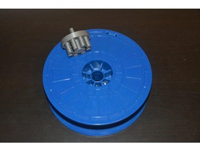 filament spool winder dremel 3d printer accessories idea builder flashforge dreamer inventor 3d print model - Mito3D