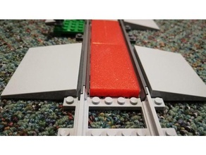 lego plates 4x8 train ramps toys & games flat plate ramp 3d print model - Mito3D