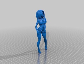 lt uhura - after hours people figurine scifi star trek 3d print model - Mito3D