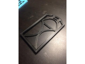 topology optimized badge holder accessories card id 3d print model - Mito3D