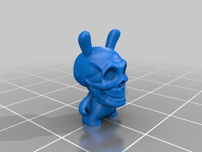dunny crâne jouets & jeux 3d print model - Mito3D