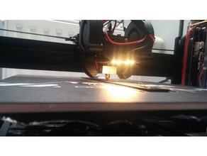 upload fan duct + led 30mm 3d printer accessories fanduct+led tevo tarantula 3d print model - Mito3D