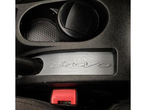 fiat bravo - le frein à main pochette pièces 3d print model - Mito3D