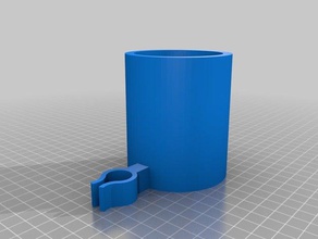 titular de la botella clip al aire libre y jardín 3d print model - Mito3D