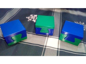 unmöglich Schwalbenschwanz-puzzle-box Rätsel ball Schwalbenschwanz magnet puzzle Stahl 3d print model - Mito3D