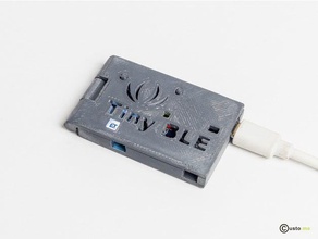 tiny ble print place case electronics arduino hinge 3d print model - Mito3D