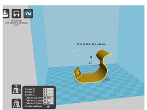 support pour smartphone style orque épaulard animaux l'orque orca stand la vague 3d print model - Mito3D