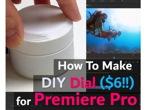 premiere pro controller dial diy creator edit keyboard video youtube 3d print model - Mito3D