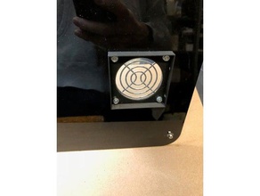 fabtotum ventilateur du panneau trou Imprimante 3d accessoires 3d print model - Mito3D