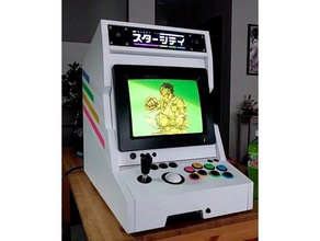 starcity d'arcade bartop candy cab les jeux vidéo 3d print model - Mito3D