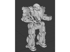 mwo enforcer n-scale 10mm model robots 3d print model - Mito3D