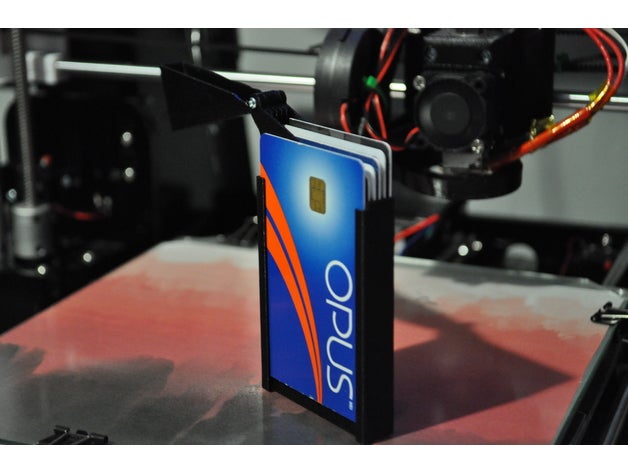 slim carteira de cartões 6 em minimalista fina a da caixa caso 3D print model - Mito3D