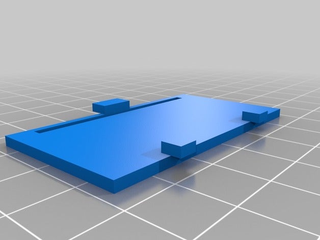 parametric simple battery box cover replacement parts openscad 3D print model - Mito3D