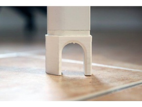 ikea bekant scrivania piedi office piedino regolabile meglio brignettilongoni ergonomico hack posizione stand 3d print model - Mito3D