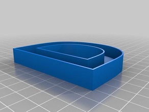 perimetro lettera d segni e loghi 3d print model - Mito3D