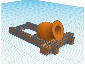 mm pot fer demir - erken Ortaçağ topçu modelleri 3d print model - Mito3D