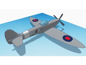 british spitfire 3d printing fighter plane spitfire wwii